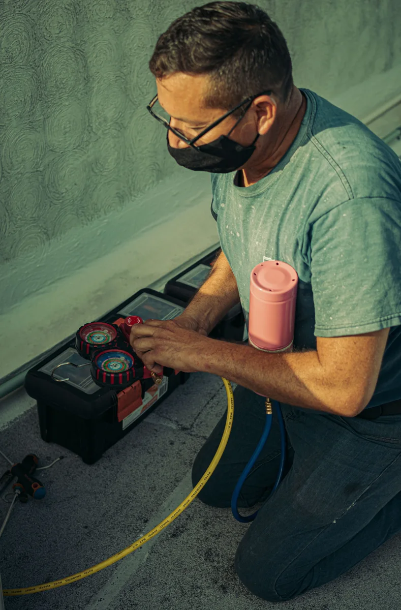 HVAC maintenance service.